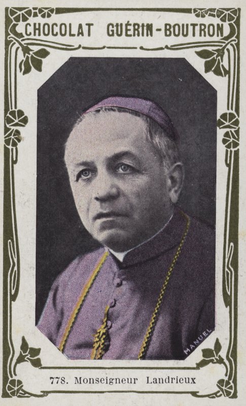 Monseigneur Landrieux (foto colorida) de French School