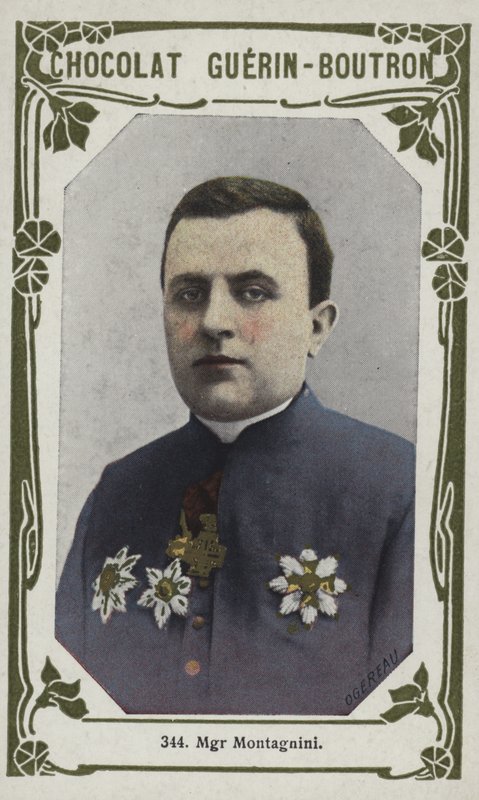 Monsenhor Montagnini (foto colorida) de French School