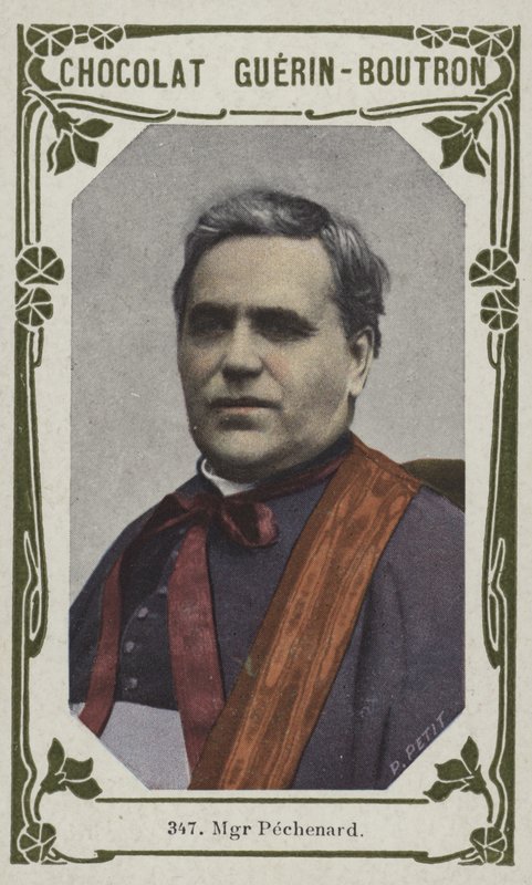 Monseigneur Pechenard (foto colorida) de French School