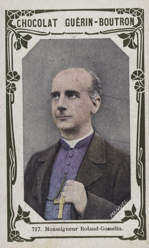 Monseigneur Roland-Gosselin (foto colorida) de French School