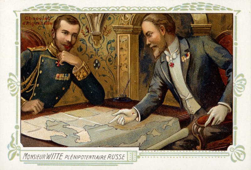 Sr. Witte, plenipotenciário russo de French School