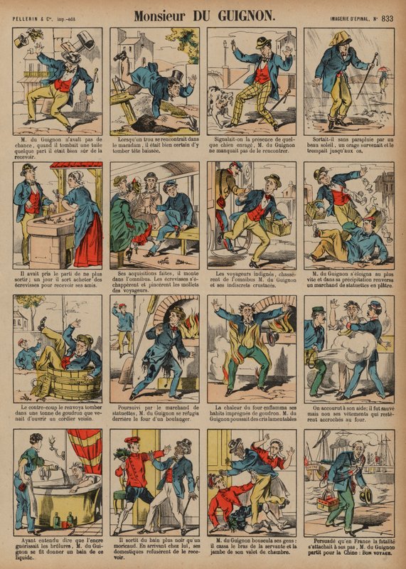 Monsieur de Guignon (gravura a cores) de French School