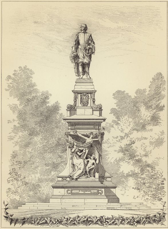 Monumento Champlain de French School