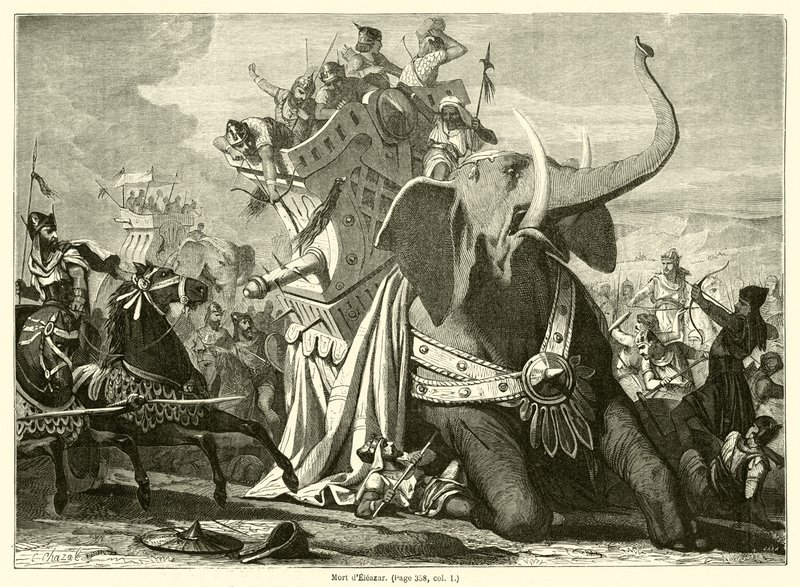 Morte de Eleazar (gravura) de French School