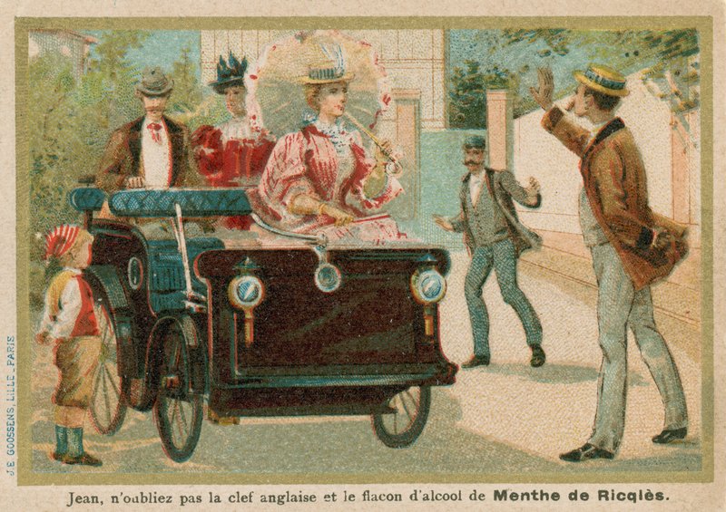 Cena de automobilismo de French School