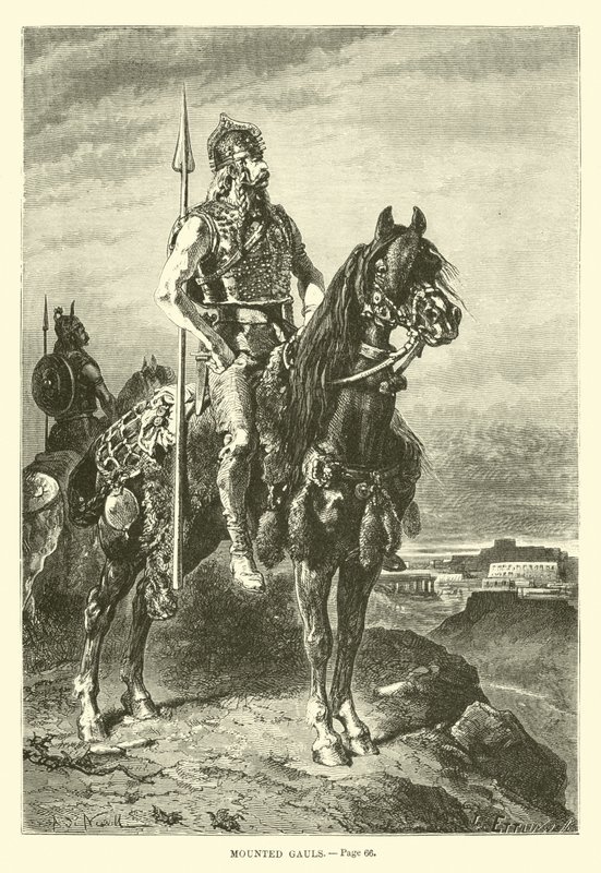 Gauleses Montados de French School