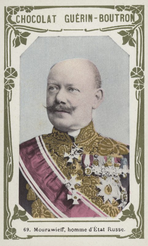 Mourawieff, homme dEtat Russe (foto colorida) de French School