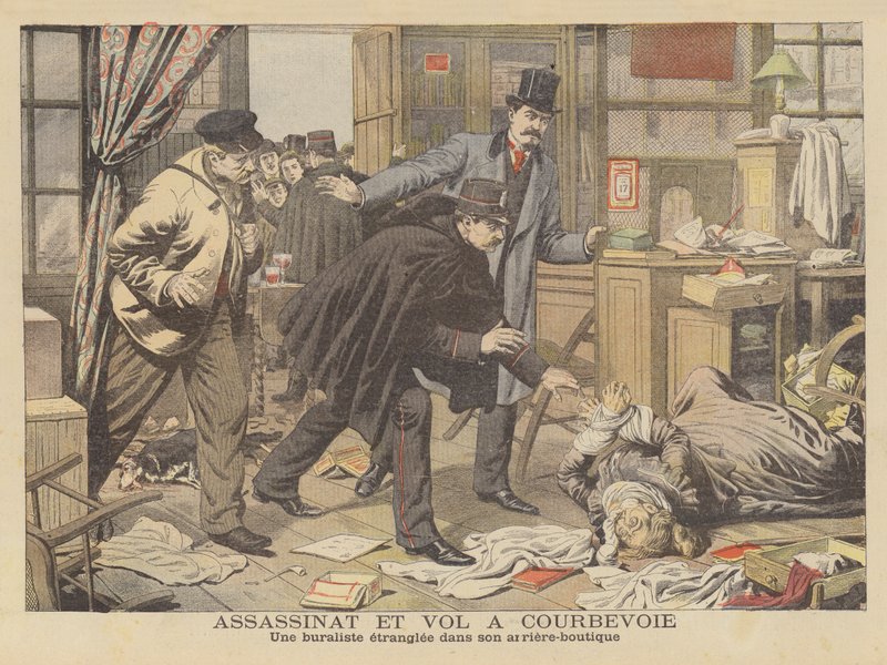 Assassinato e assalto em Courbevoie, Paris de French School