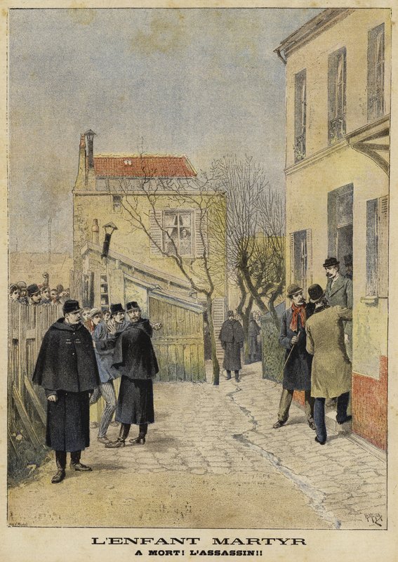 Assassinato de uma criança pequena, França, 1897 de French School