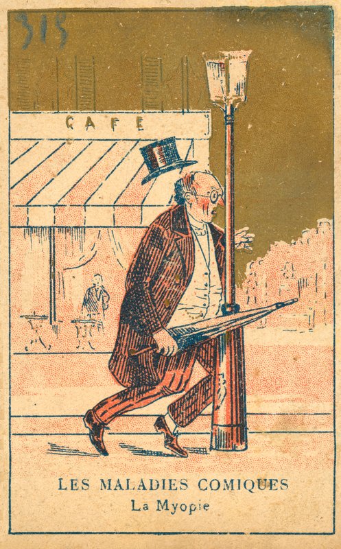 Miopia (chromolitho) de French School