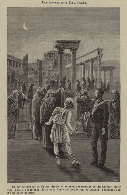 Diversões misteriosas (gravura) de French School