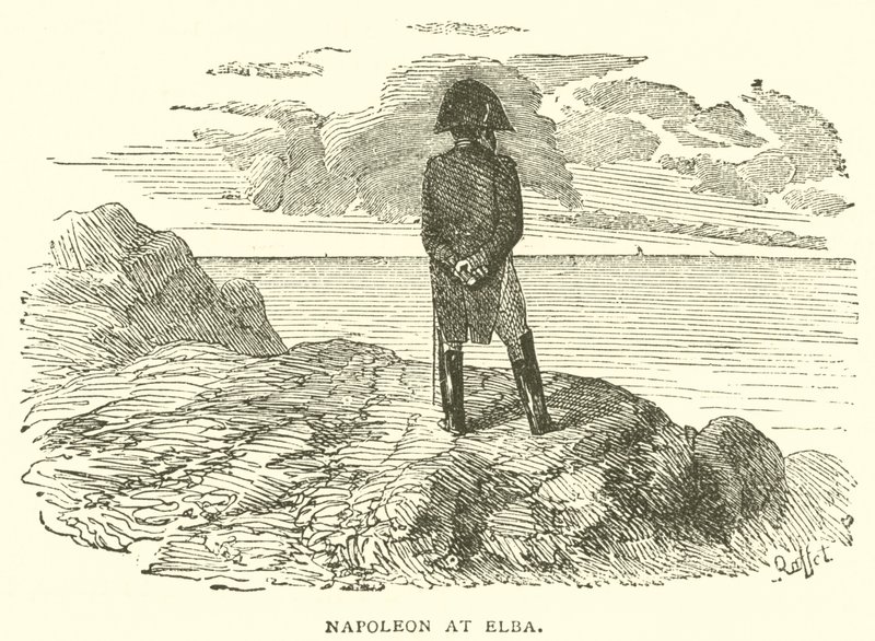Napoleão na Elba (gravura) de French School