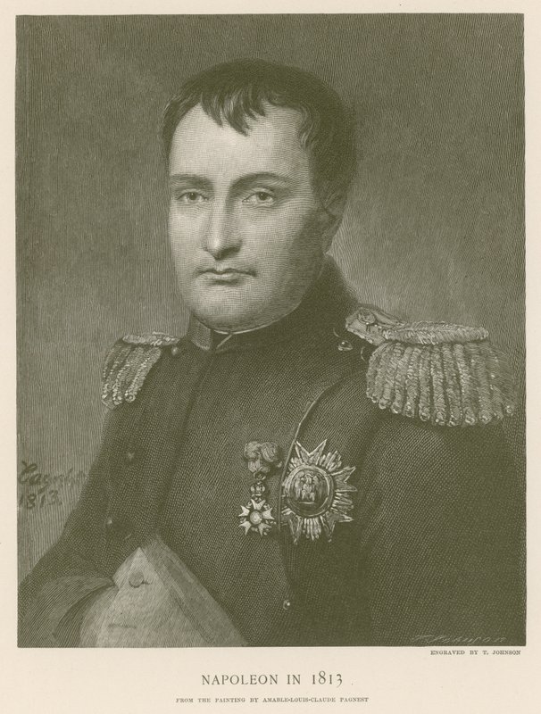 Napoleão em 1813 de French School
