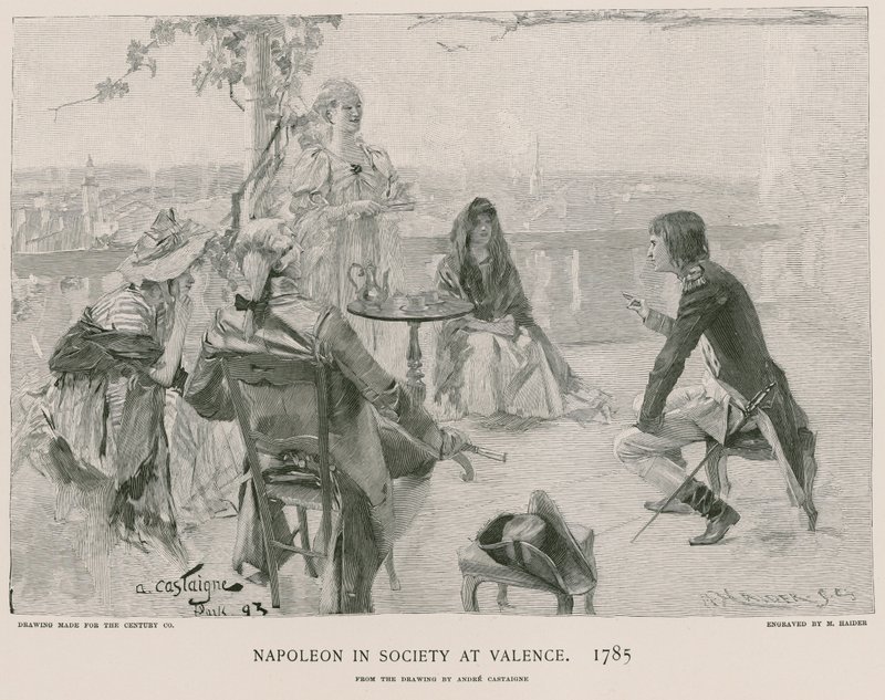 Napoleão na sociedade em Valence de French School