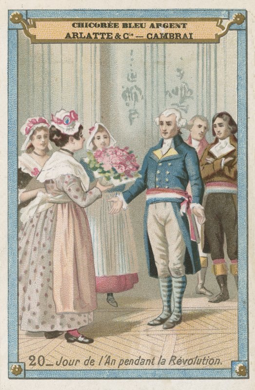 Dia de Ano Novo durante a Revolução Francesa de French School