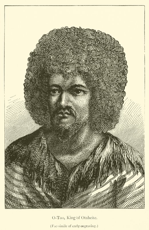 O-Too, Rei de Otaheite (gravura) de French School