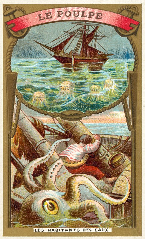 Polvo (chromolitho) de French School