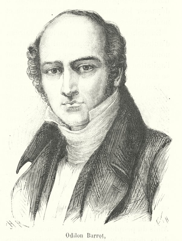 Odilon Barrot (gravura) de French School