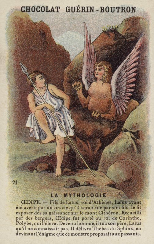 Édipo e a Esfinge de French School