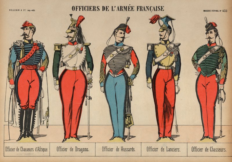 Oficiais do Exército Francês de French School