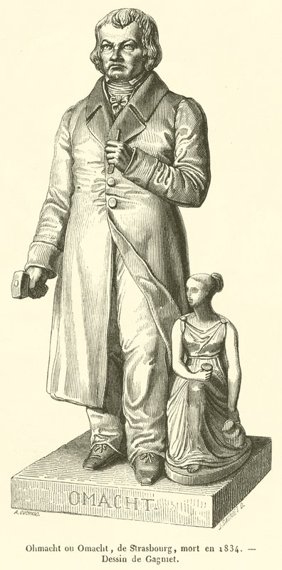 Ohmacht ou Omacht, de Strasbourg, mort en 1834 (gravura) de French School