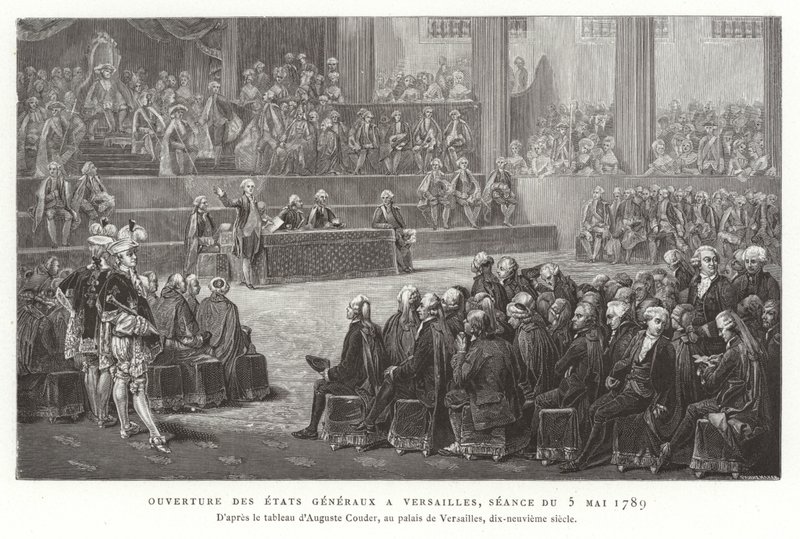 Abertura dos Estados Gerais, Versailles, 5 de maio de 1789 de French School