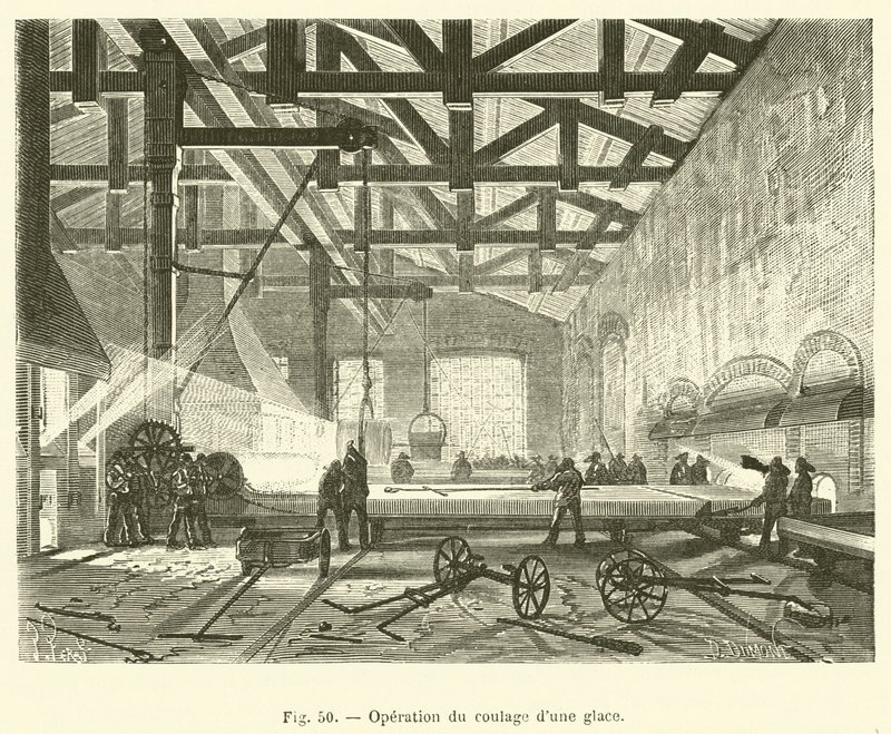 Operação de gravura de French School