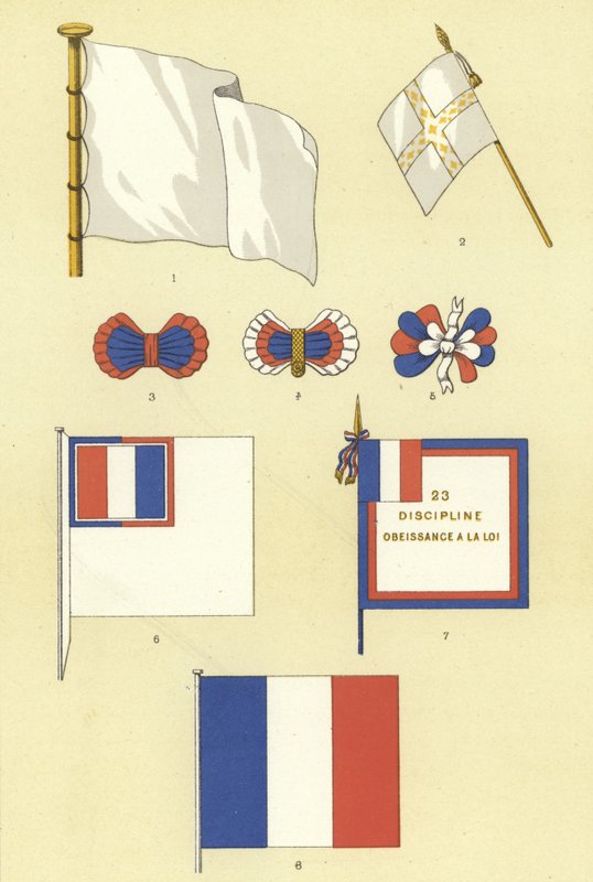 Origens do tricolor francês de French School