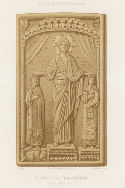 Otto II e Theophanu de French School