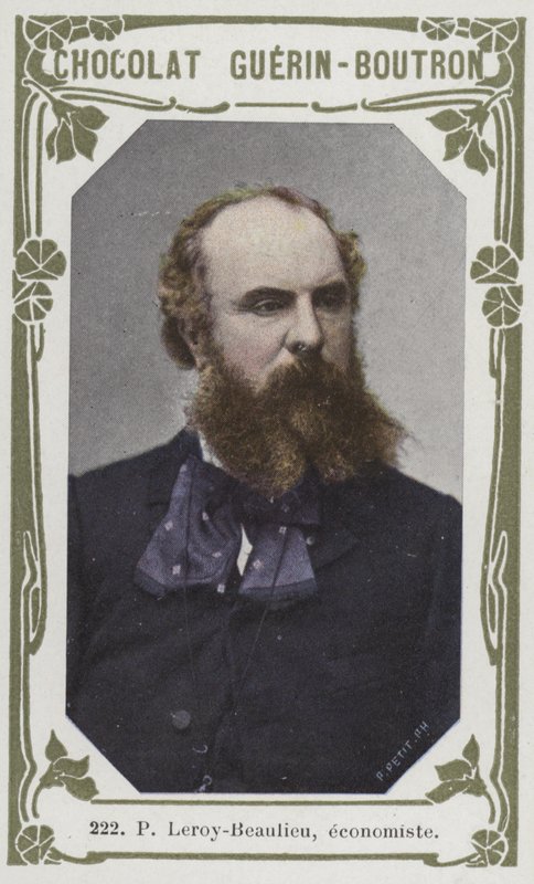 P Leroy-Beaulieu, economista (foto colorida) de French School