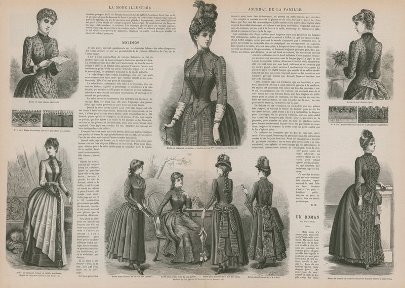 Página da La Mode Illustree de French School