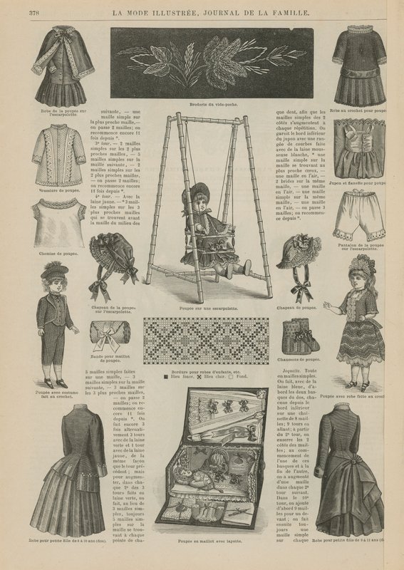Página da La Mode Illustree de French School