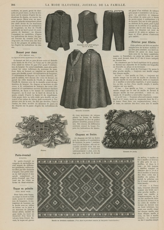 Página da La Mode Illustree de French School