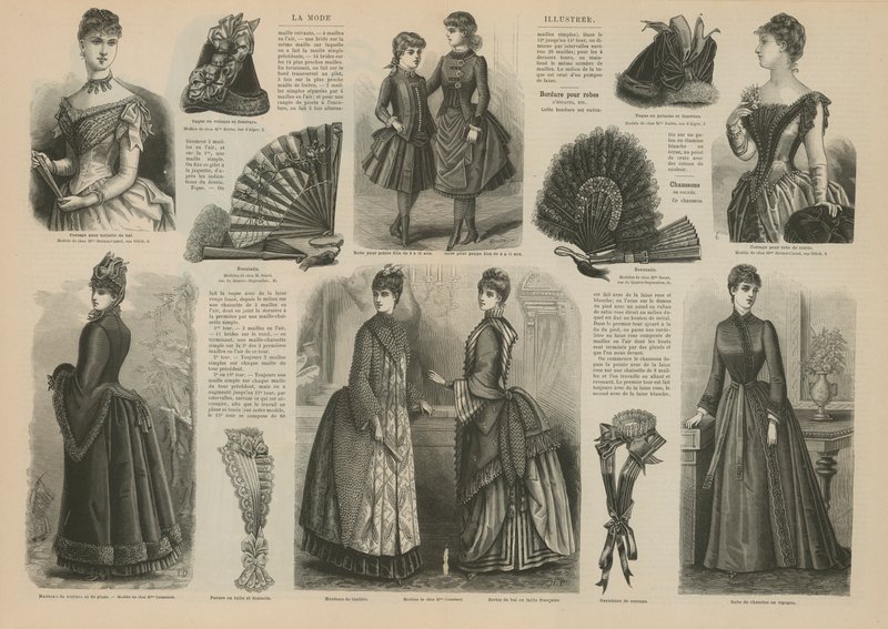 Página da La Mode Illustree de French School