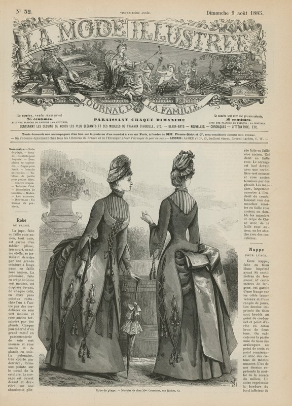 Página da La Mode Illustree de French School
