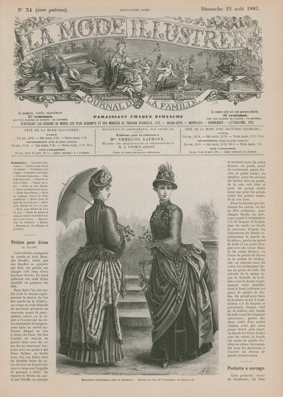 Página da La Mode Illustree de French School