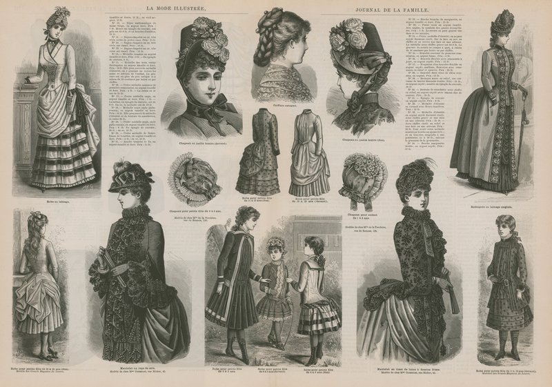 Página da La Mode Illustree de French School