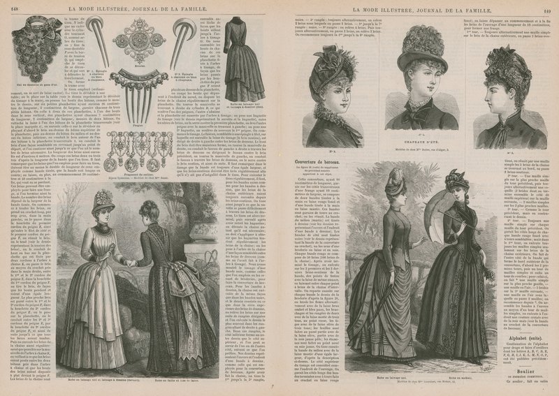 Página da La Mode Illustree de French School