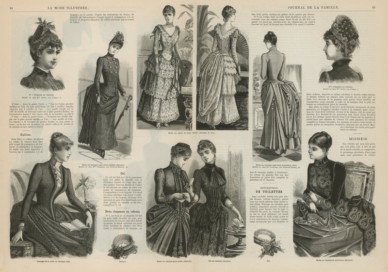 Página da La Mode Illustree de French School