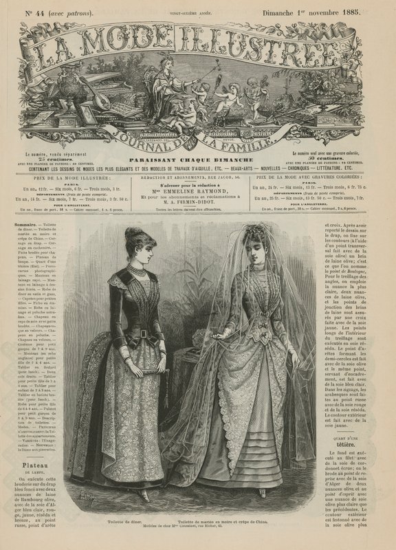 Página da La Mode Illustree de French School