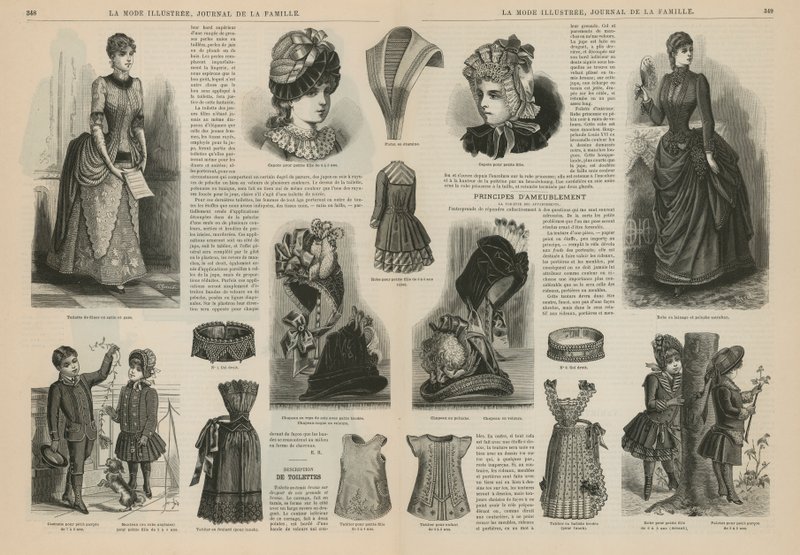 Página da La Mode Illustree de French School