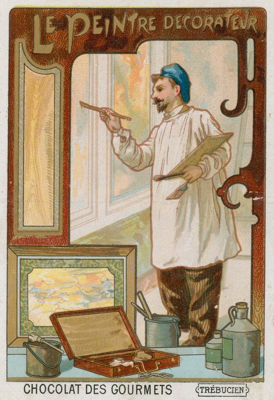 Pintor e decorador de French School