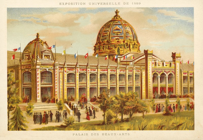 Palácio de Belas Artes, Exposição Universal de 1889, Paris de French School