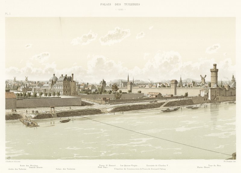 Palácio das Tulherias, 1585 de French School