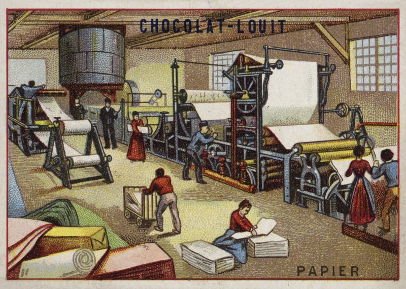 Fabricação de papel de French School