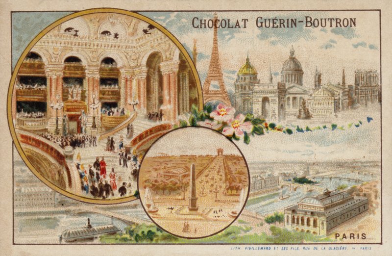 Paris (chromolitho) de French School