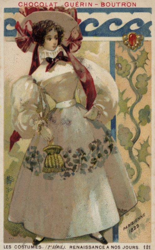 Moda parisiense, 1829 de French School