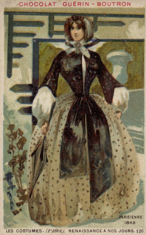 Moda parisiense, 1848 de French School