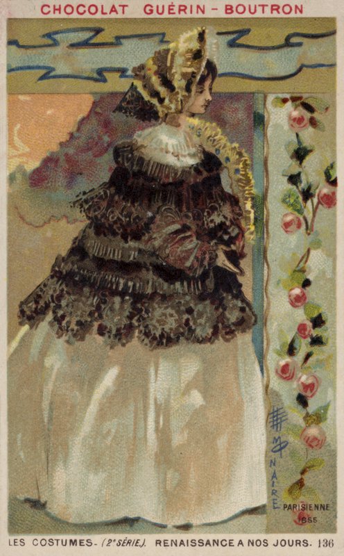 Moda parisiense, 1855 de French School