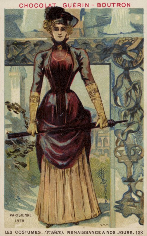 Moda parisiense, 1878 de French School